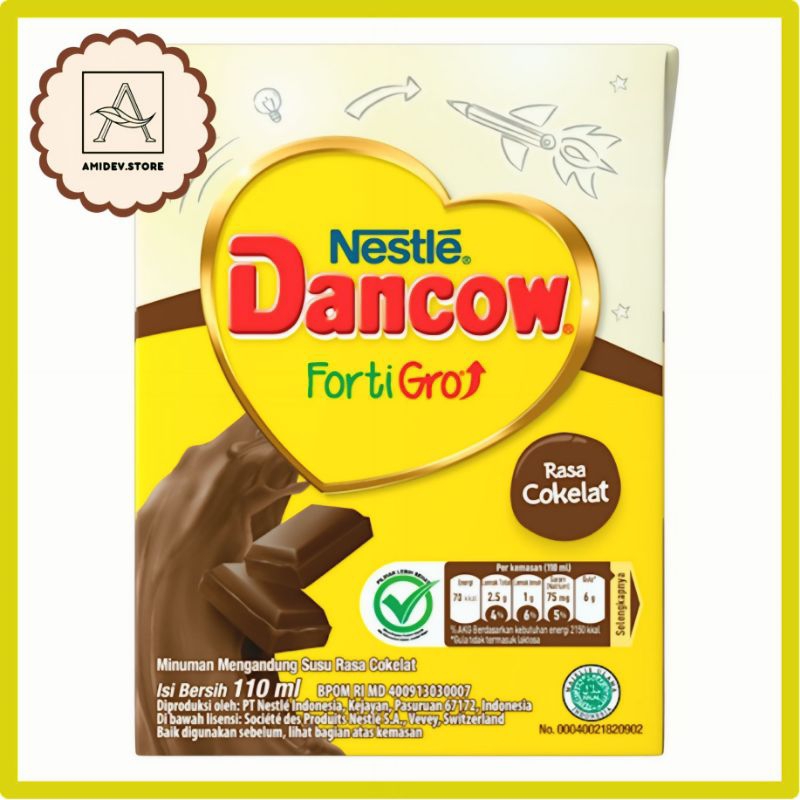 

Dancow FortiGro Susu UHT Cokelat 110 ml