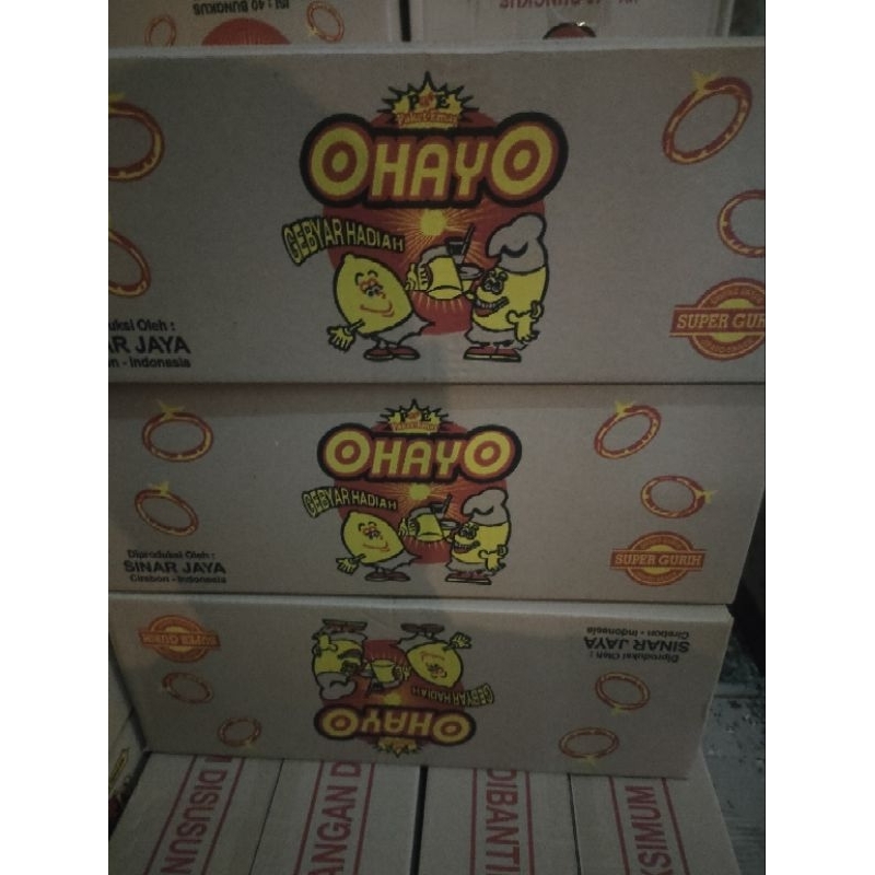 

ciki berhadiah ohayo mini isi 40 pcs