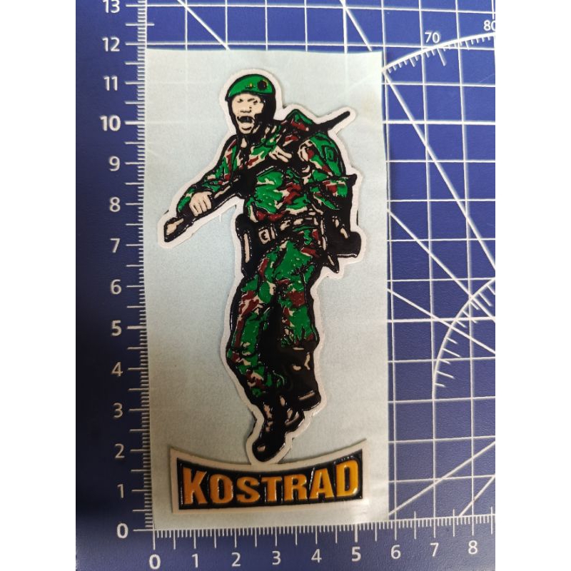 

Stiker embos Prajurit Kostrad