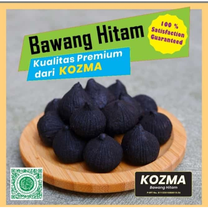 

[Paket 6 Botol] Bawang Tunggal Fermentasi Kualitas Premium Kozma - Black Garlic Tunggal Super Sudah Berijin Halal MUI
