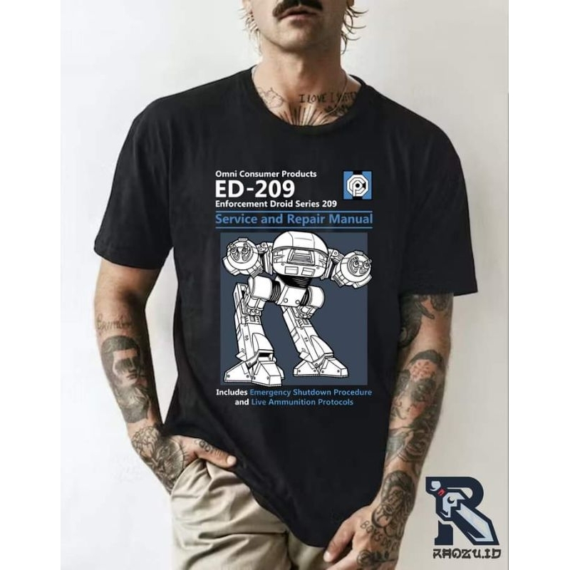 kaos t-shirt robocop ED 209