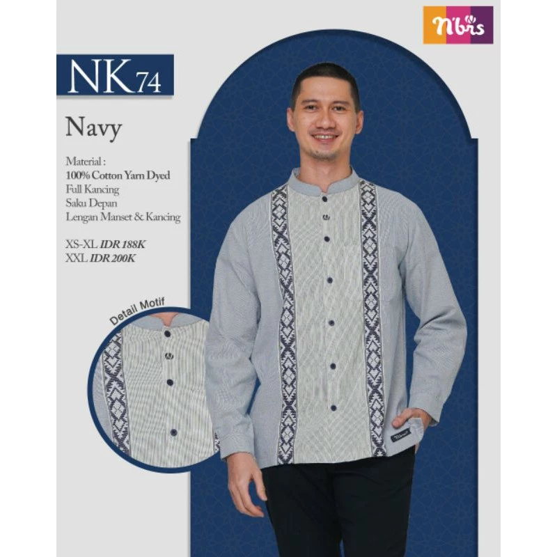 NK74 KOKO LENGAN PANJANG MURAH PROMO by NIBRAS