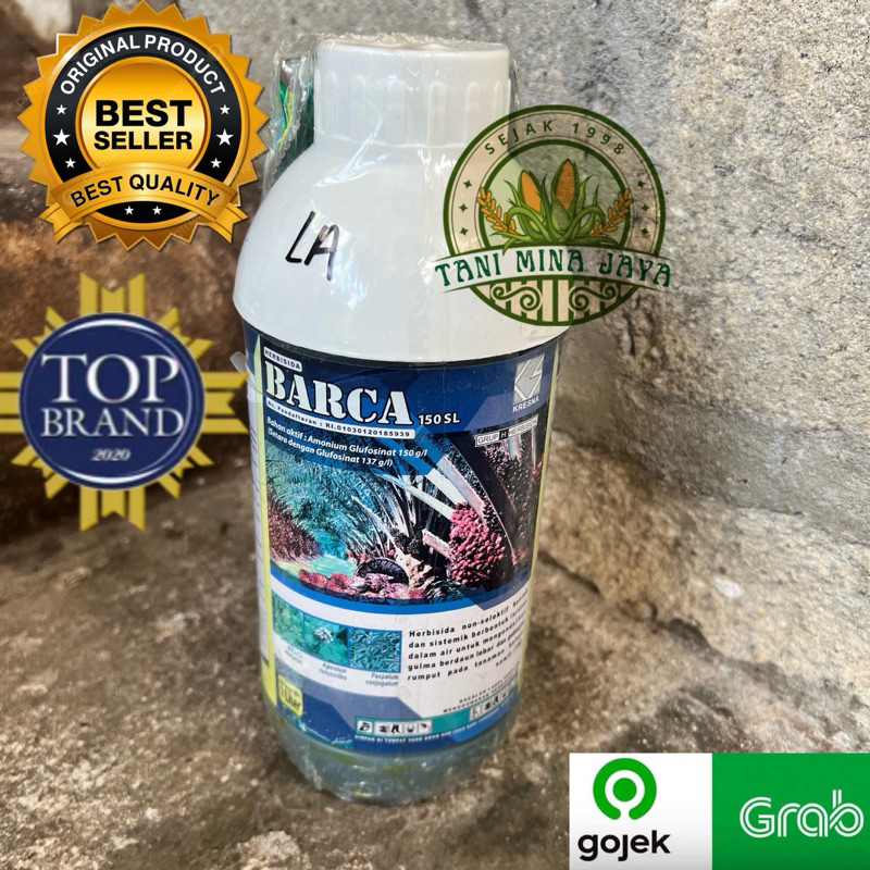[TANI MINA JAYA] BARCA HERBISIDA RACUN RUMPUT LIAR DAN BANDEL BARCA 150 SL 1 LITER/ BY KRESNA/ KRESN
