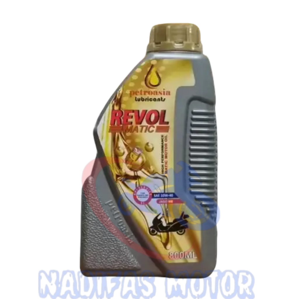 Oli Petroasia REVOL MATIC 0.8 L / 1 Liter Original 10W-40 Oil Mesin Motor Matik Asli