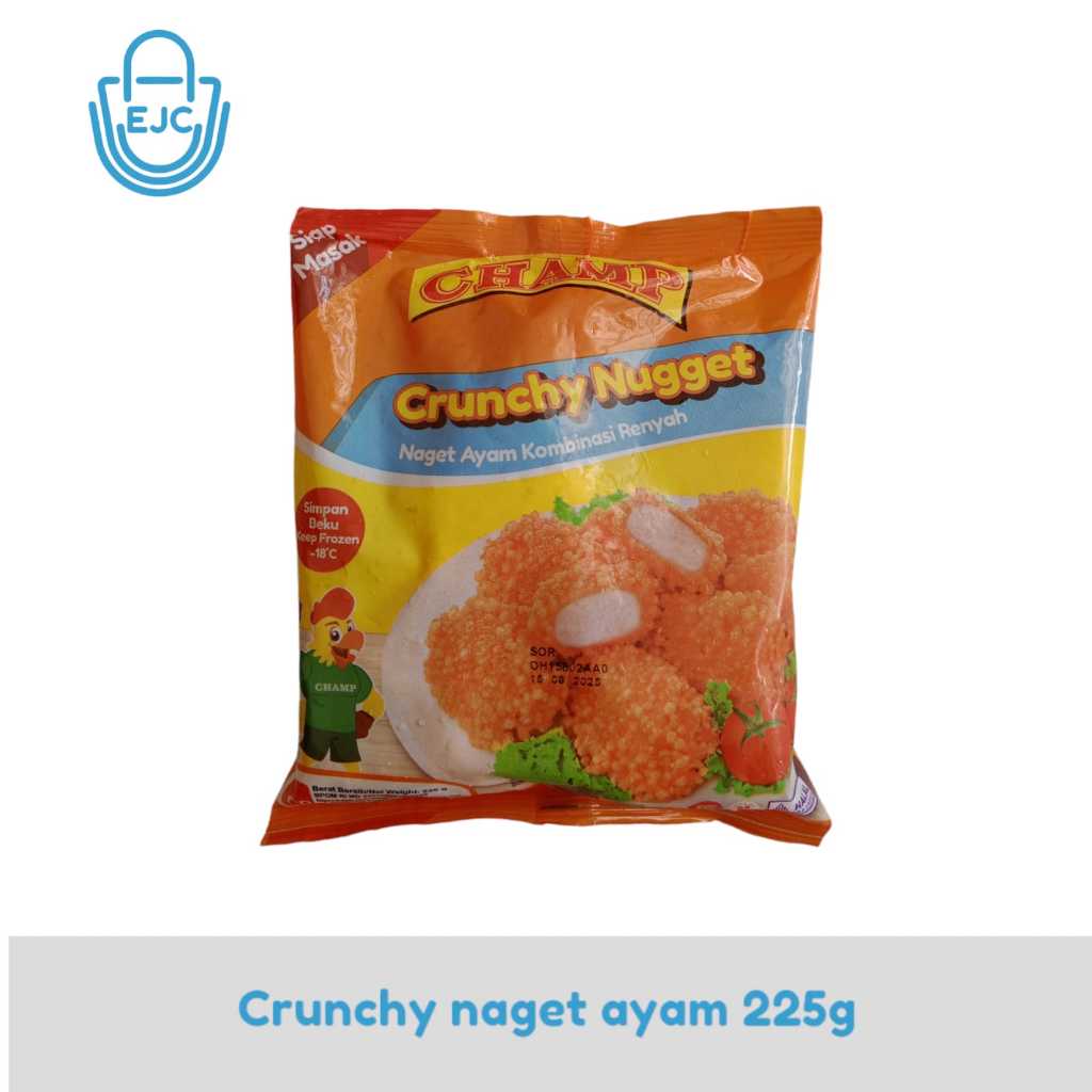 

CRUNCHY NUGGET AYAM KOMBINASI RENYAH CHAMP 225GR