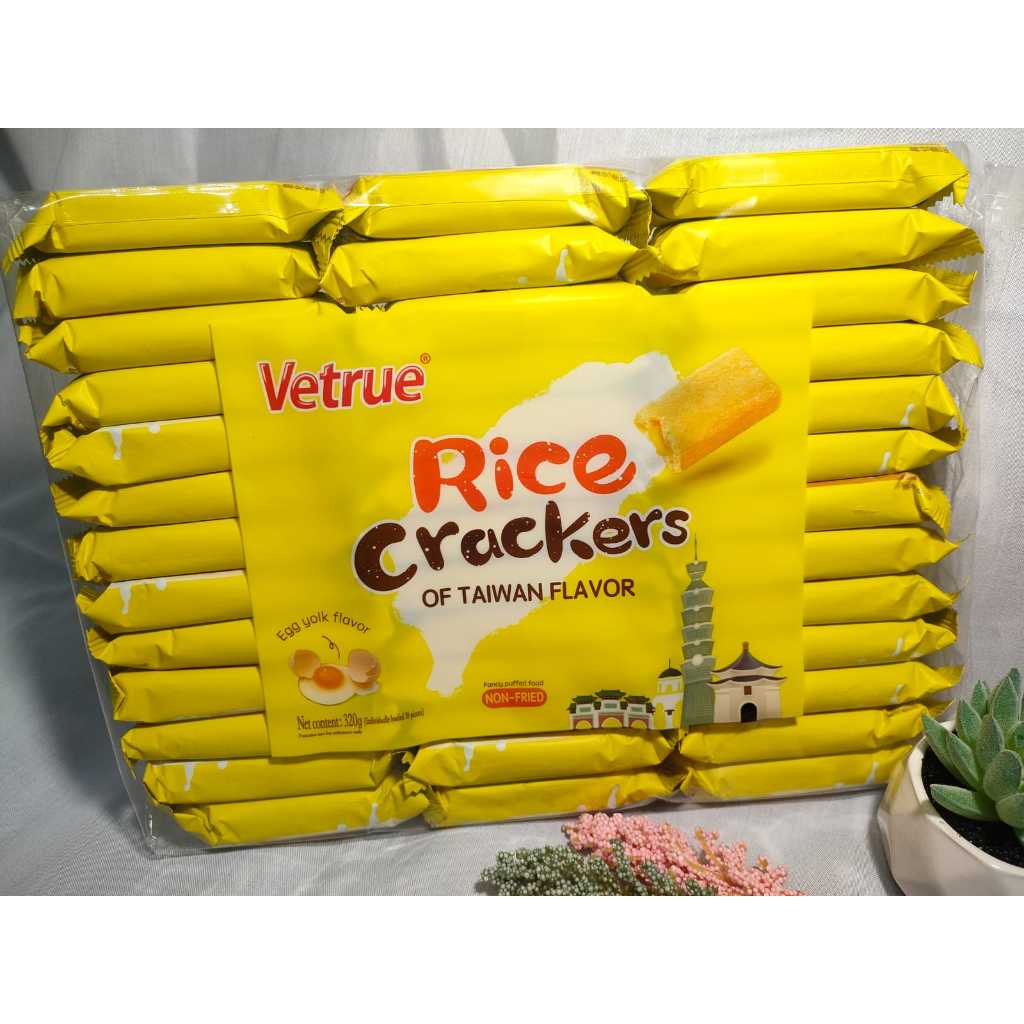

Vetrue Rice Crackers Of Taiwan Flavor 320g / Snack Beras