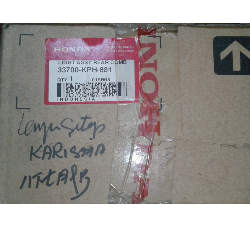 33700KPH881 LAMPU STOP KARISMA ORIGINAL 100% HONDA