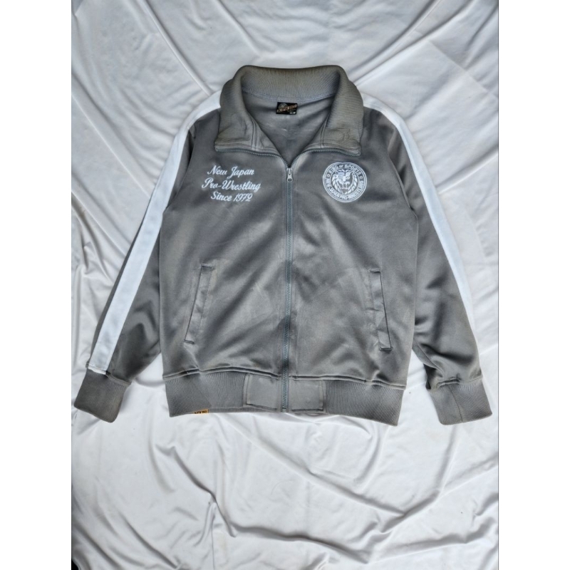 Jaket Tracktop Casual NJPW NEW JAPAN Original Pria Wanita Second Murah Viral