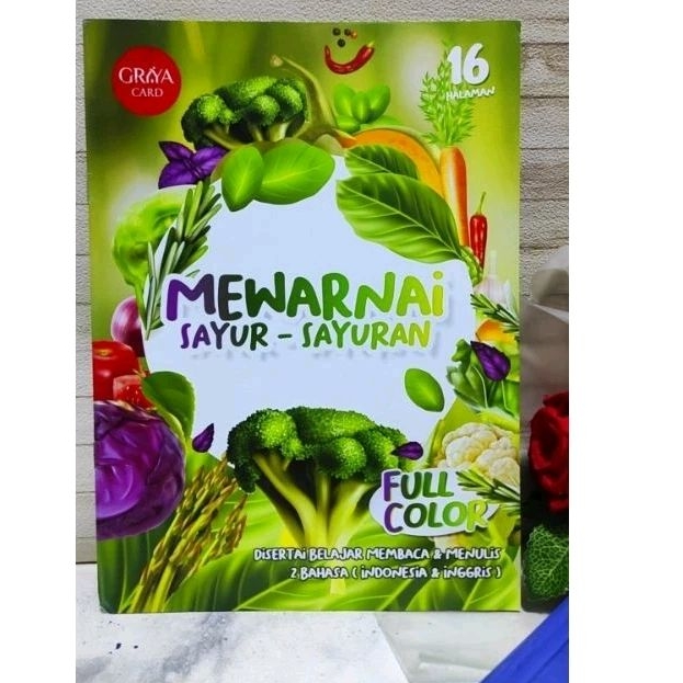 

Buku Mewarnai Tema Sayur-Sayuran ARShoop Samarinda