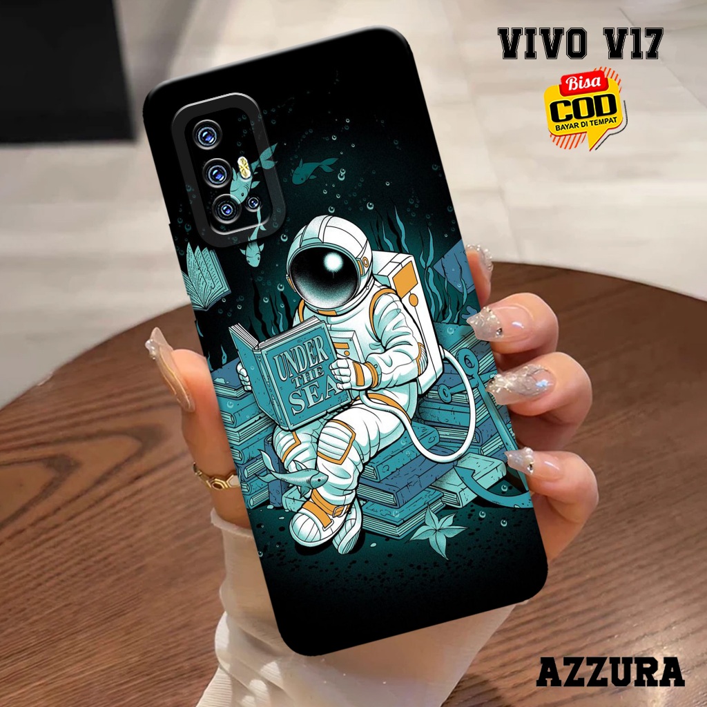 AZZURA - Case Vivo V17 - Fashion Case Astronot - Softcase Vivo V17 - Casing Hp Vivo V17 - Kasing Hp 