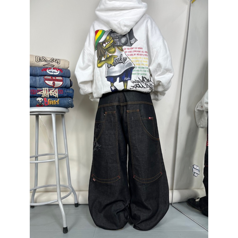 EMBA BIG POCKET  BAGGY Y2K PANTS