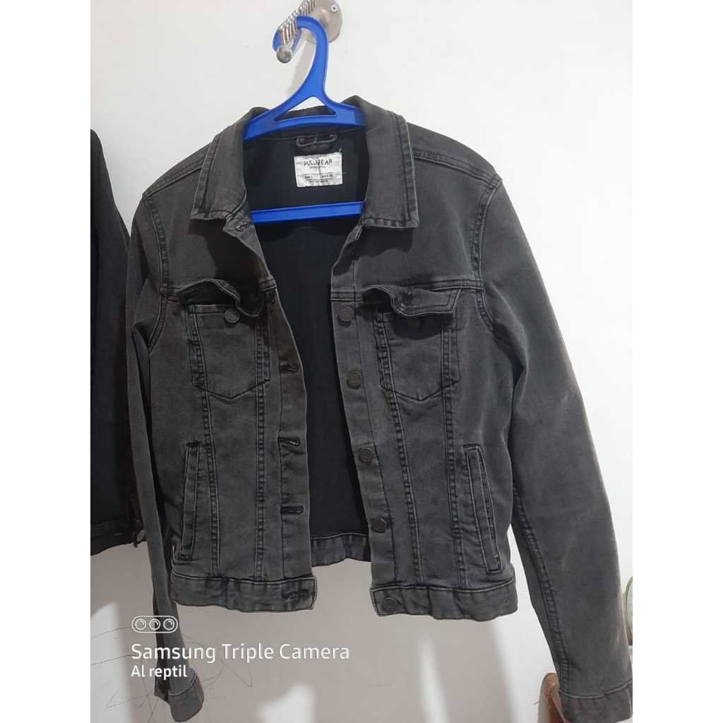 jaket jeans pull&bear dewasa original preloved