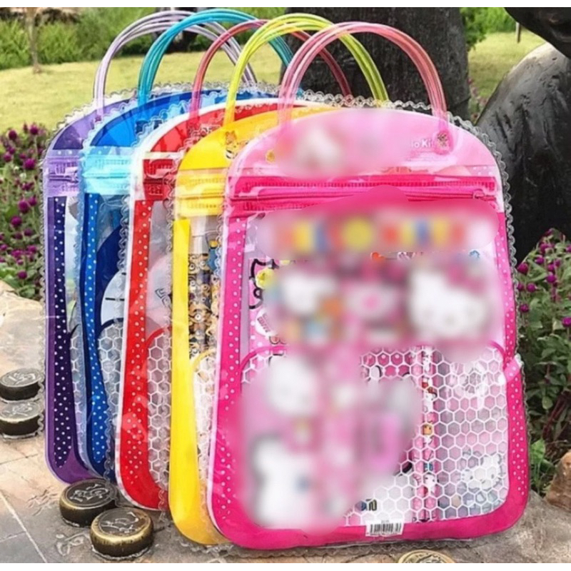 

Paket alat tulis 7 in1/bingkisan ulang tahun/souvenir ulang tahun/set alat tulis karakter study