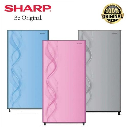 SHARP SJ N182ND Kulkas 1 Pintu Motif Aurora (166/157L) - KHUSUS CIKARANG, BEKASI DAN SEKITARNYA