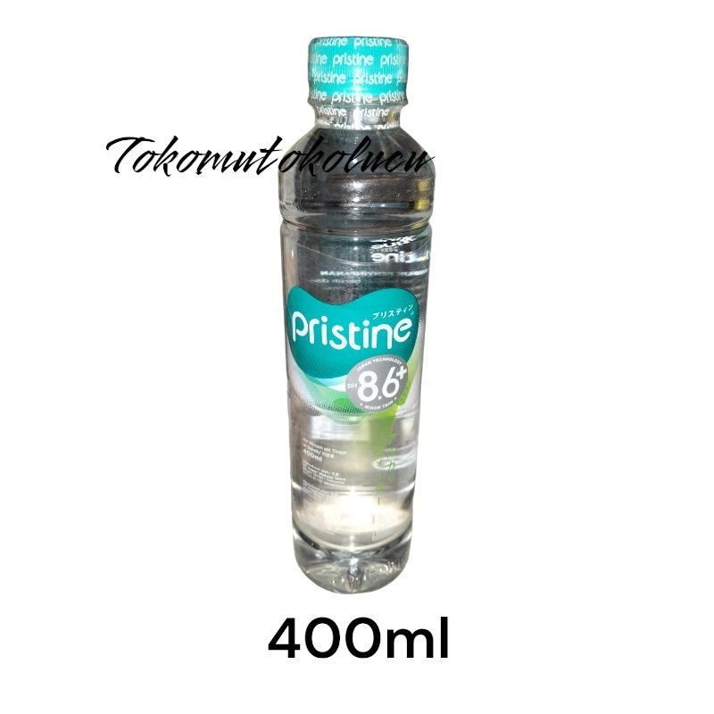 

pristine 8.6+ air mineral botol 400ml