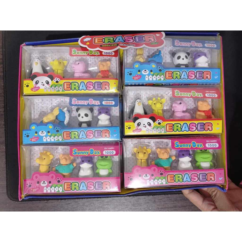 

Penghapus Karakter Animal Eraser Alat Tulis Anak