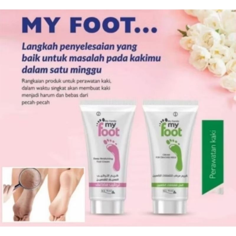 MY FOOT MY WAY Cream kaki pecah-pecah dan kapalan BPOM