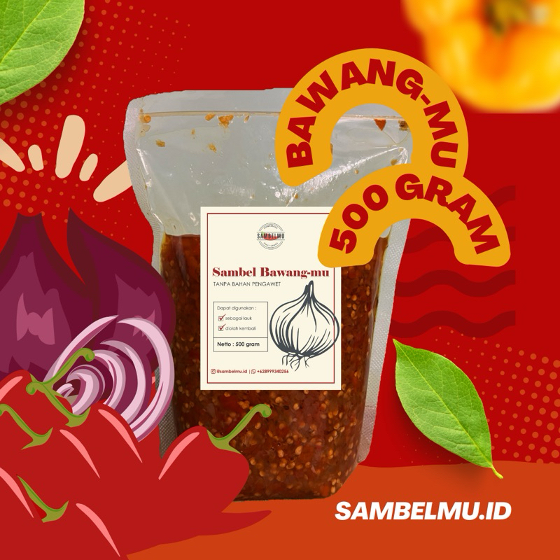 

SAMBELMU | Sambal Bawang 500 gr