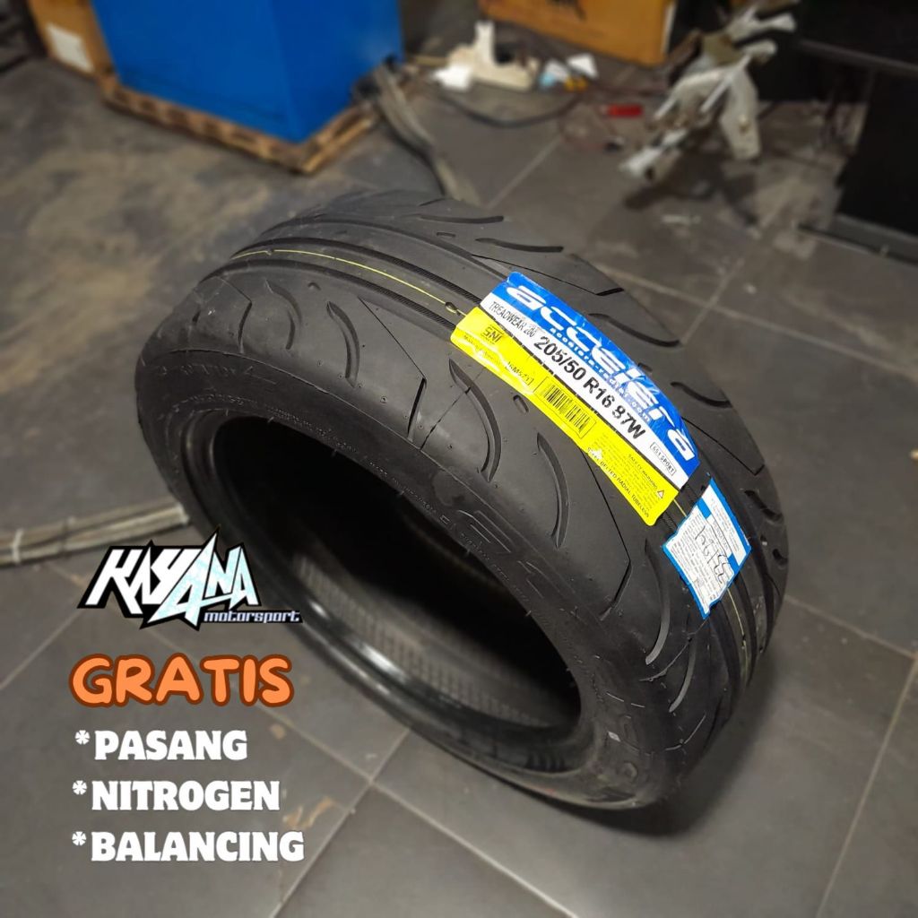 BAN 205/50 R16 ACCELERA 651 SPORT BAN SEMI SLICK R16 205/50 (Tubles)