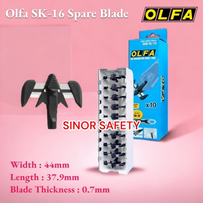 

Olfa Safety Spare Blade SKB-16/10