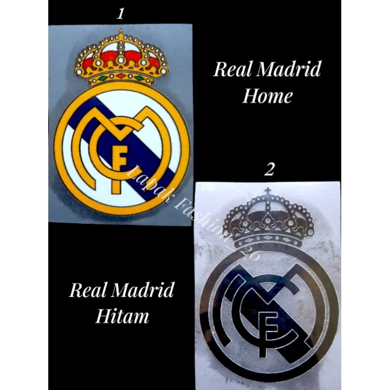 

Logo Bola Sablon Setrika DTF Real Madrid
