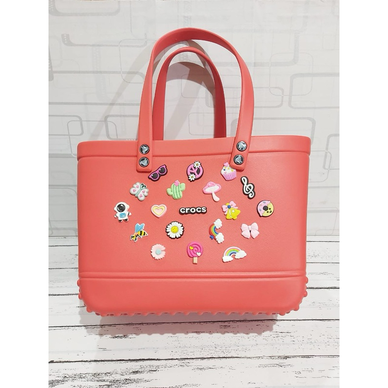 CROCS TAS JIBBITZ BIG/TAS CROCS JIBBITZ/TAS CROCS/TAS KARET/TAS WANITA