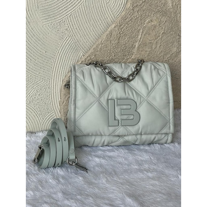 bimba y lola medium flap shoulder bag