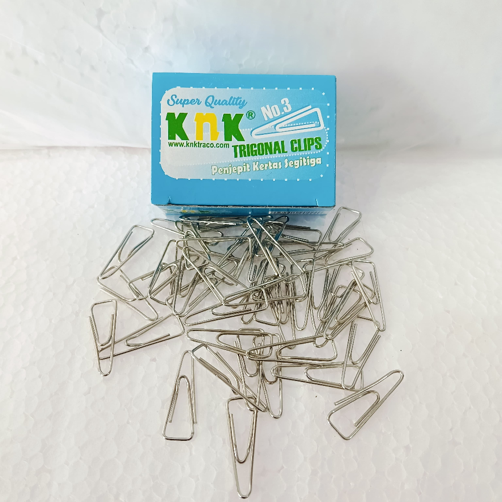 

TRIGONAL CLIP PAPERCLIP SEGITIGA KECIL NO 3 60 PCS