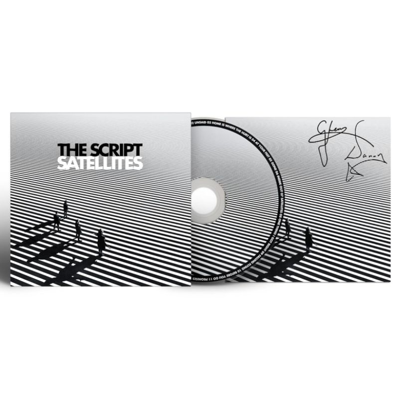 SIGNED CD The Script - Satellites - Original