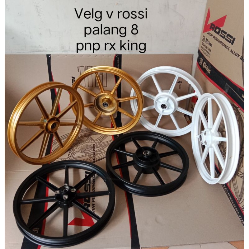 VELG VELK RACING VROSSI ZIGEN SWAN PALANG 8 RX KING RING 17 RATA DAN 17/18 TERSEDIA