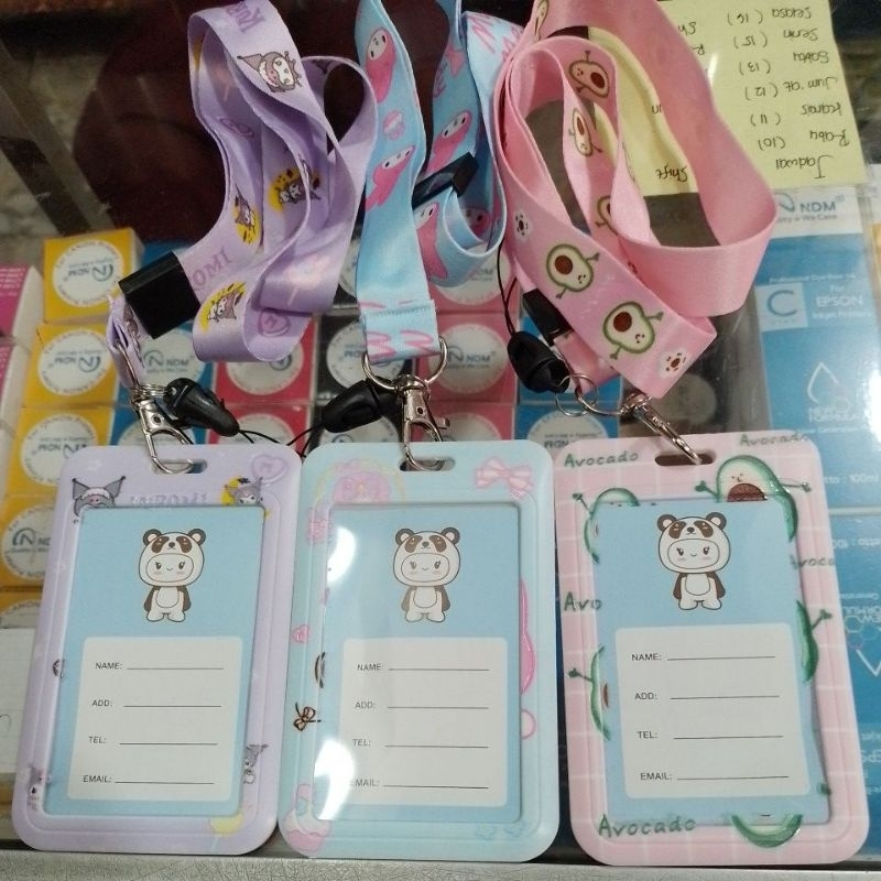 

Tali ID Card Holder Premium Gantungan Kartu Nama Tag ( Pcs )