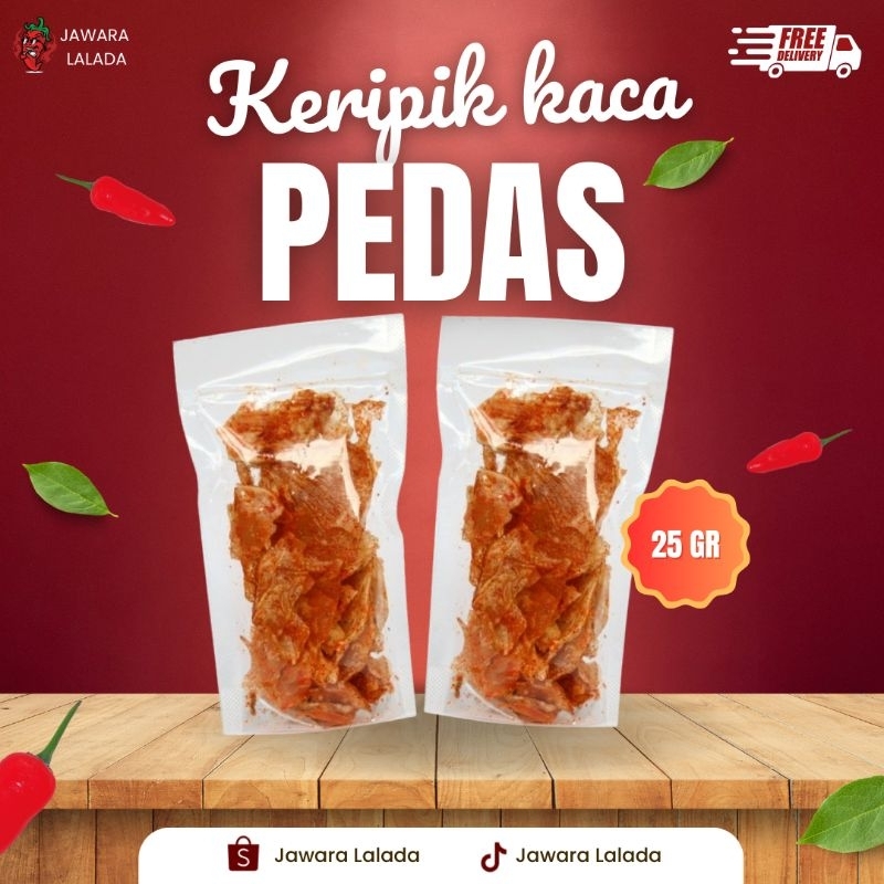 

keripik kaca pedas daun jeruk 25gram / kripca pedas daun jeruk / keripik kaca pedas daun jeruk bumbu melimpah / kripca pedas / Camilan Lada