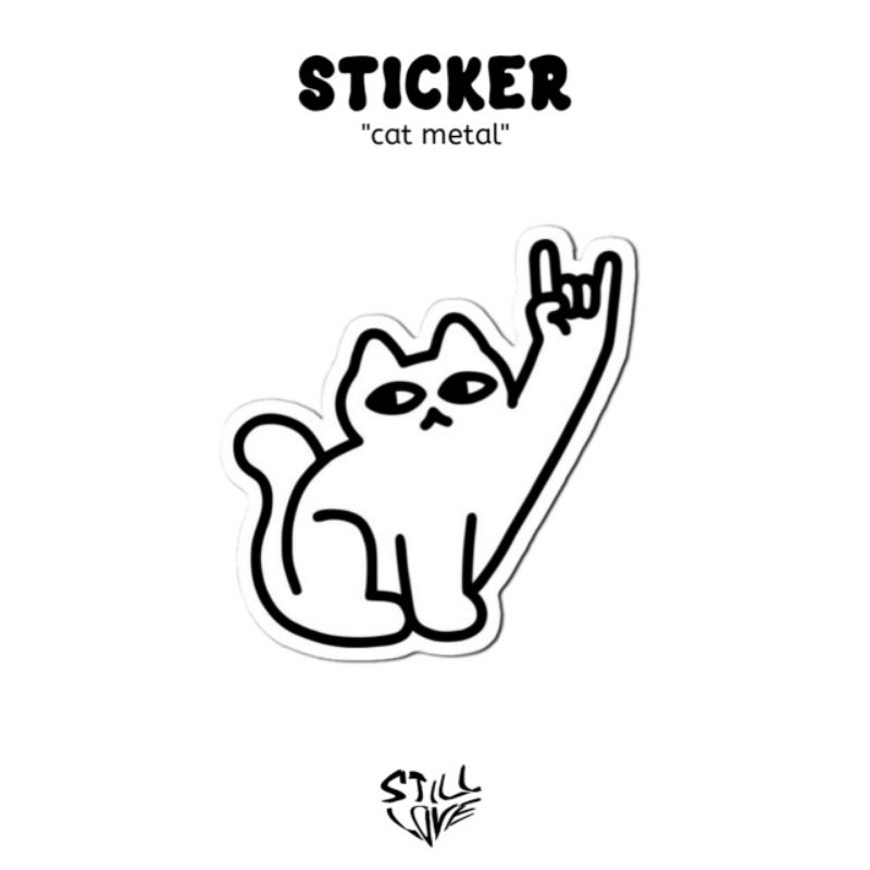 

Bisa COD|stiker cat metal|stiker tumblr|stiker laptop|stiker aesthetic|stiker helm|stiker case