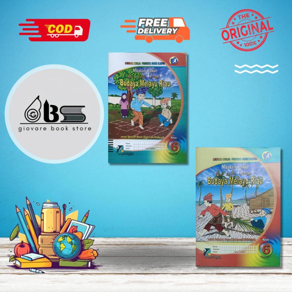 BUKU LKS BMR KELAS 6 INPRASA | LKS BUDAYA MELAYU RIAU SD KELAS 6 ORIGINAL