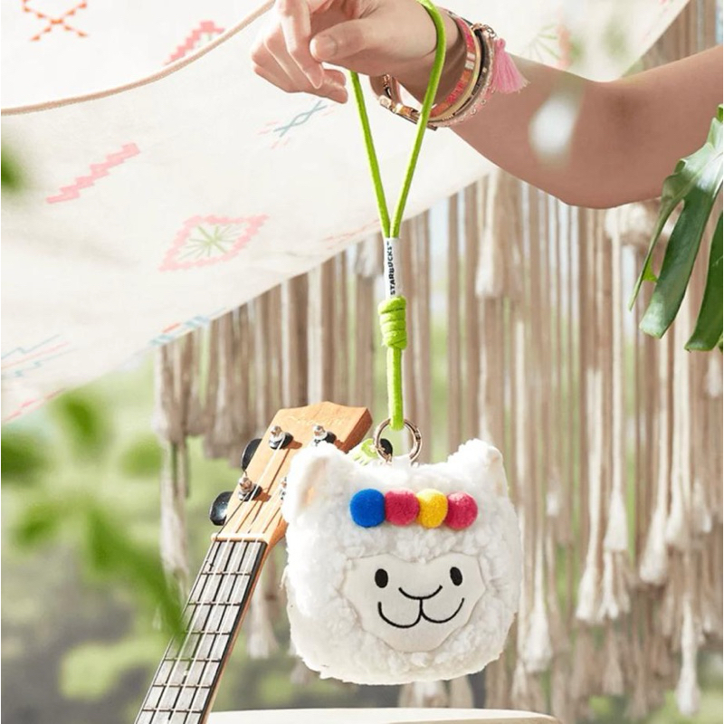 Starbucks Alpaca China Furry Pouch Bag Fur Bag With Strap