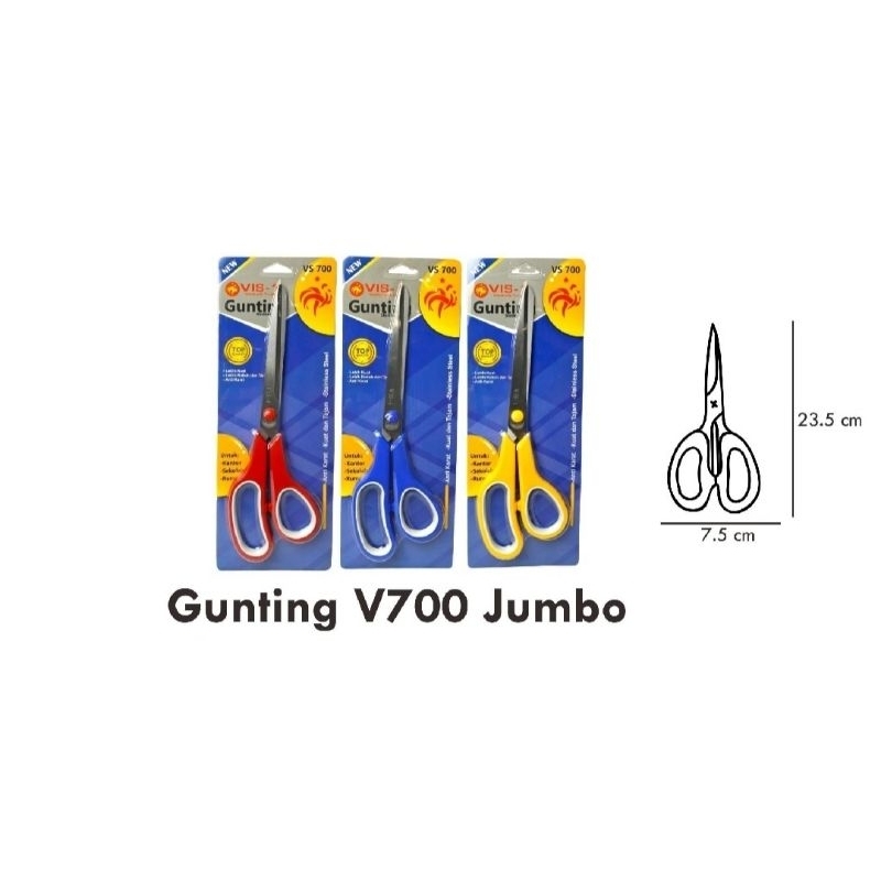

Lumbung - Gunting Jumbo Merk Vis-1 /Alat pemotong kertas