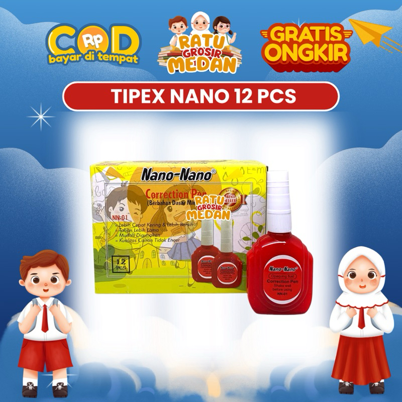 

Tipex Murah Nano 12 pcs / kotak