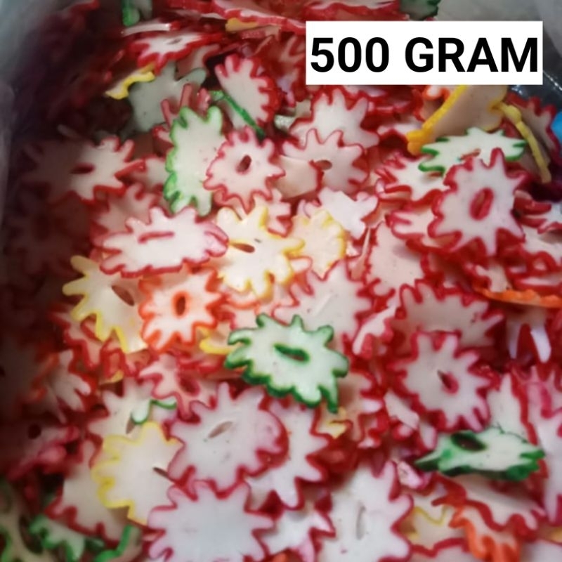 

KERUPUK BUNGA BINTANG WARNA WARNI BERAT 500 GRAM / 1 KG | HARGA GROSIR TERMURAH