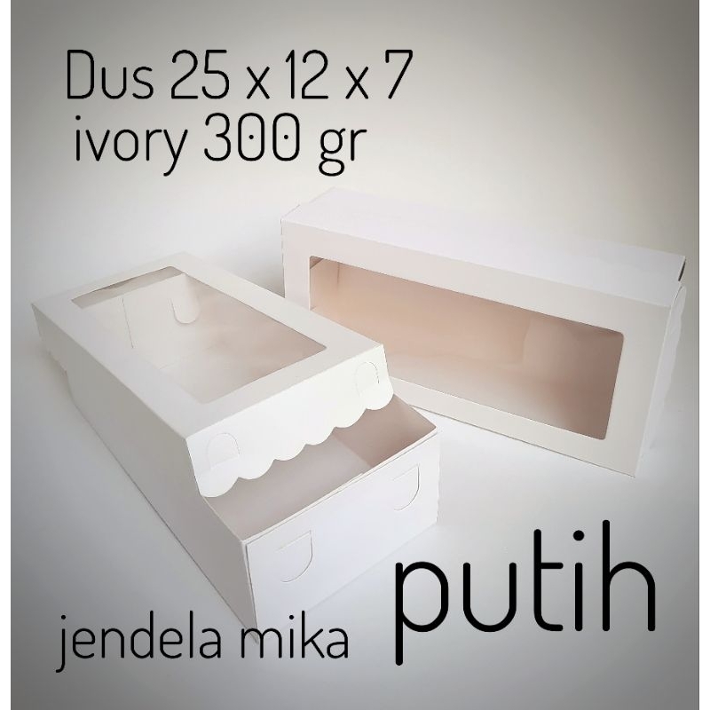 Kotak brownies 25x12x7 dus brownies box brownies dus kue kotak kue