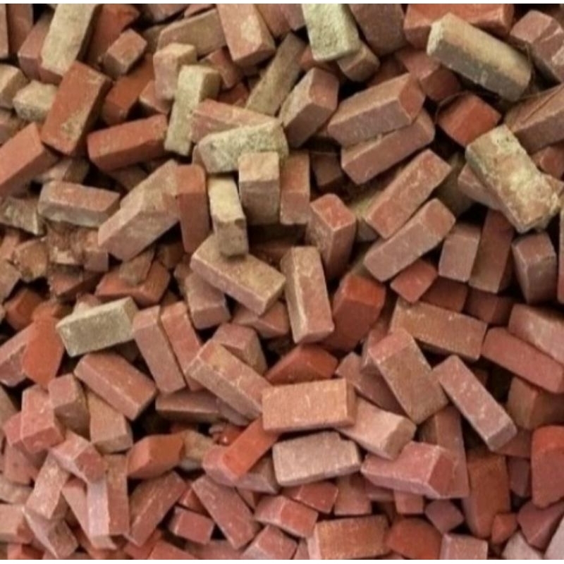 Pecahan Batu Bata Untuk Aquascape Dan Media Tanam Netto 1kg Original