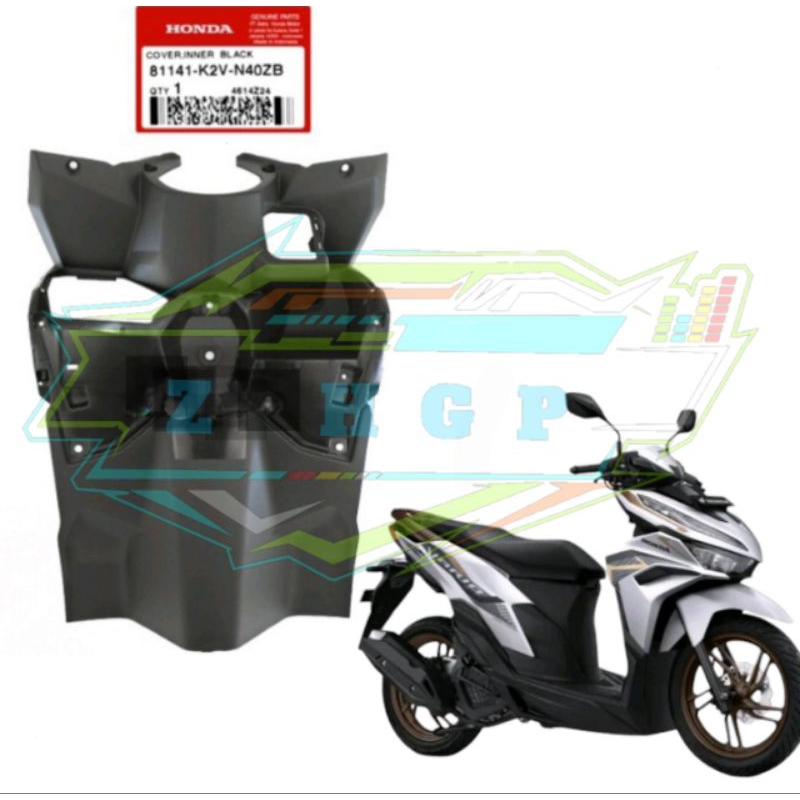 81141-K2V-N40ZB Cover inner legsil kunci Vario 125 led new Gen 2 type keyles 2023 2024 original