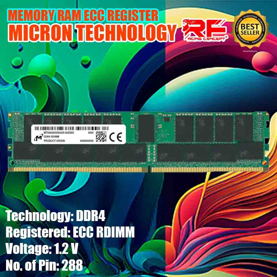 RAM MICRON ECC REGISTER DDR4 RDIMM 2133 2400 2666