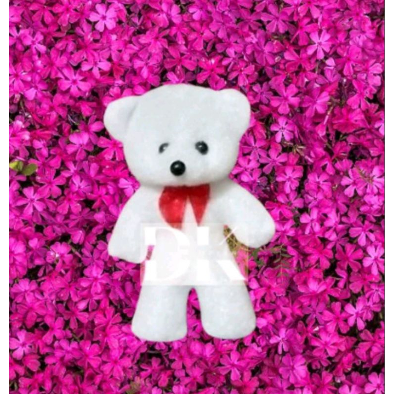 Gantungan Boneka Beruang Teddy Bear kecil mini 11 cm murah Aksesoris Tas Selempang Ransel Totebag Ga