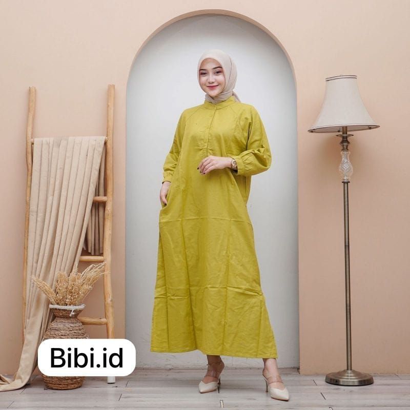 Dress Kerah Shanghai Dress Wanita Premium