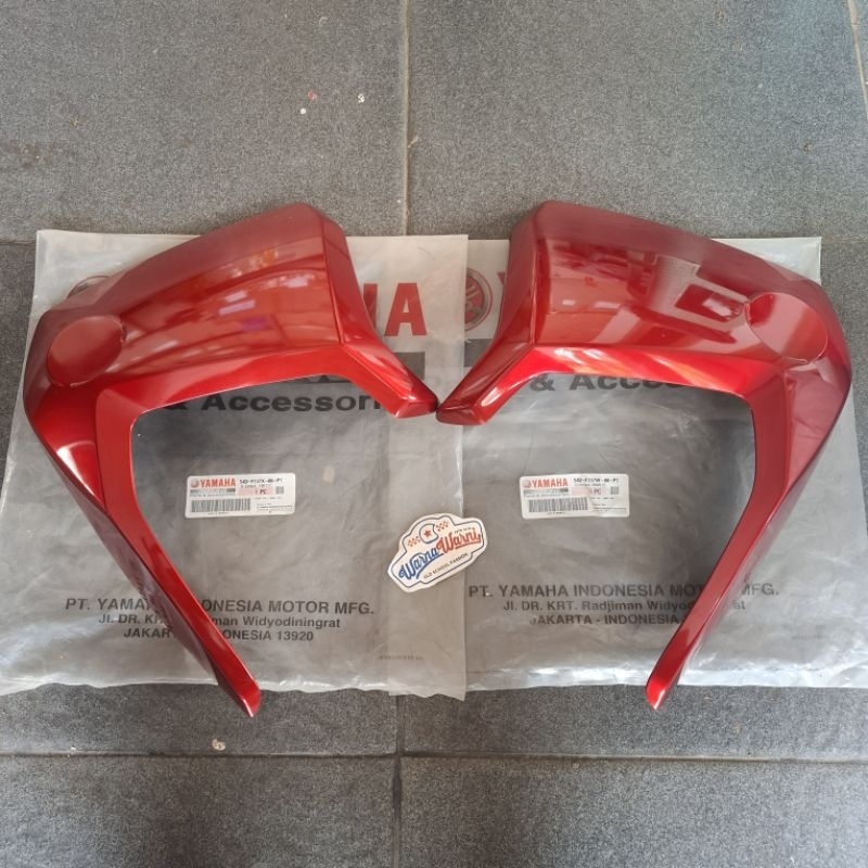 Air scoop sayap tebeng tangki scorpio Z new robot merah maroon marun | 54D-F137W-P1