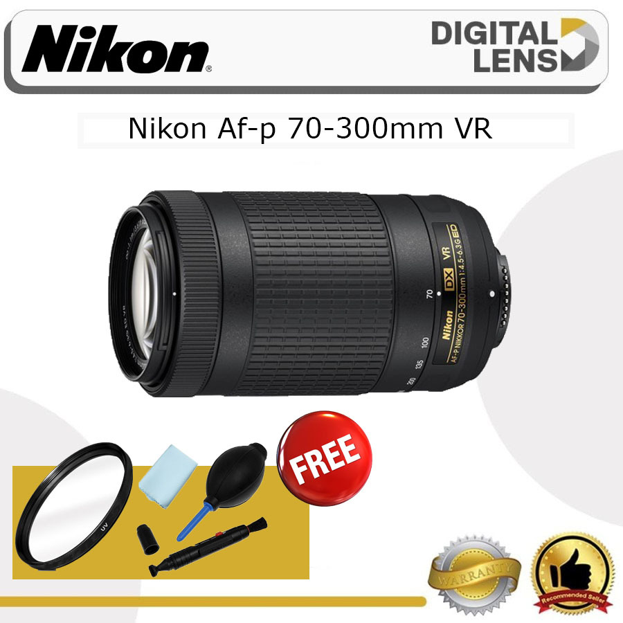 Lensa Nikon Nikkor Af-p 70-300mm VR