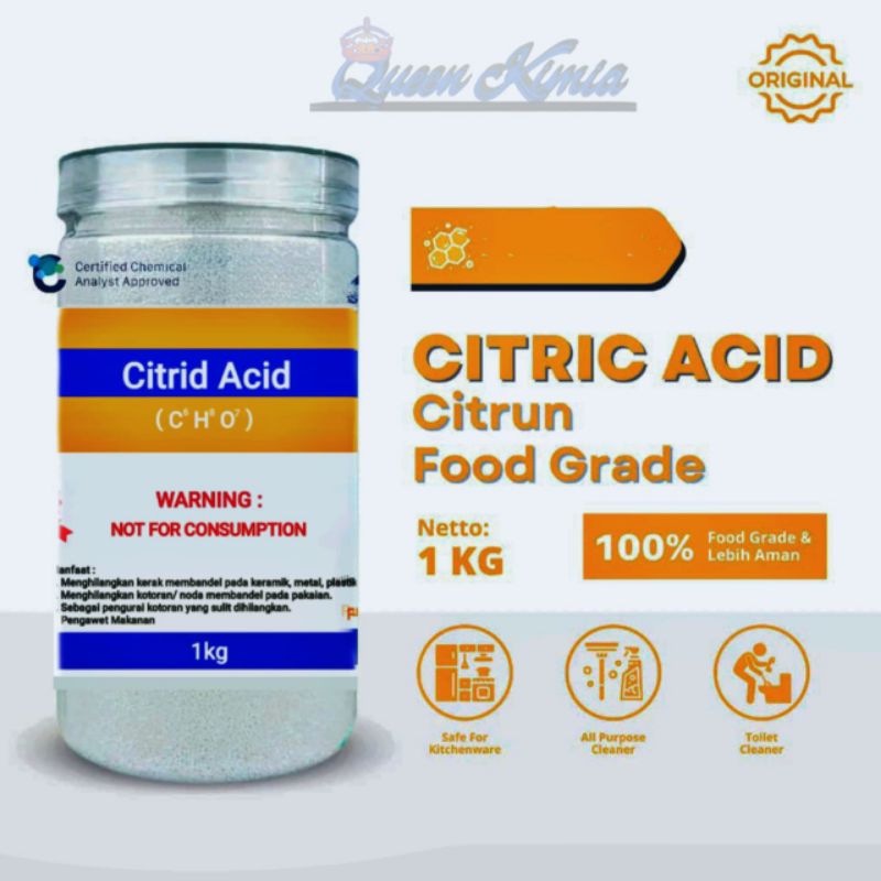 

citrid acid citrun food grade 1kg