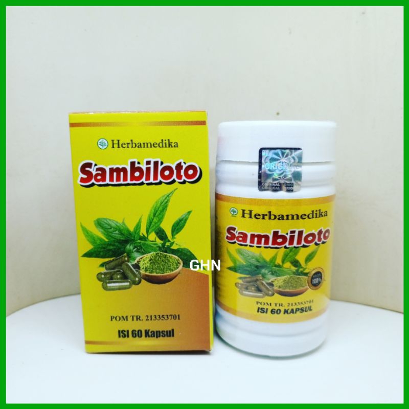 ekstrak sambiloto herbamedika 60 kapsul BPOM