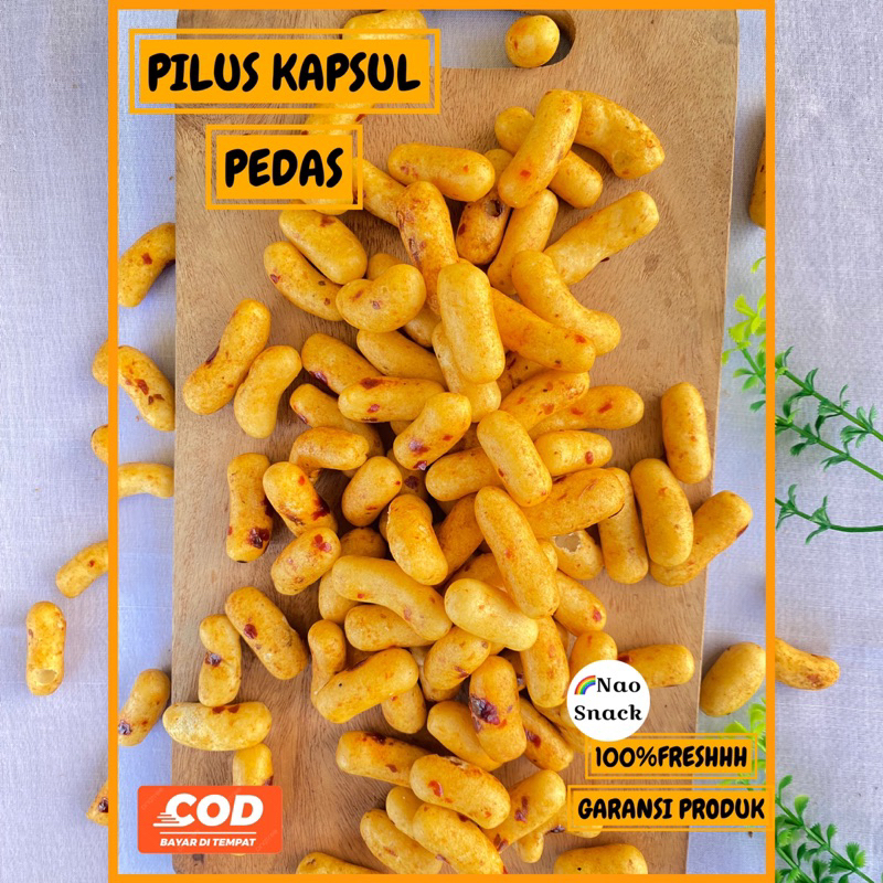 

Pilus Kapasul Rujak 150gr /Pilus Rujak Kapsul / Pilus Kapsul Balado