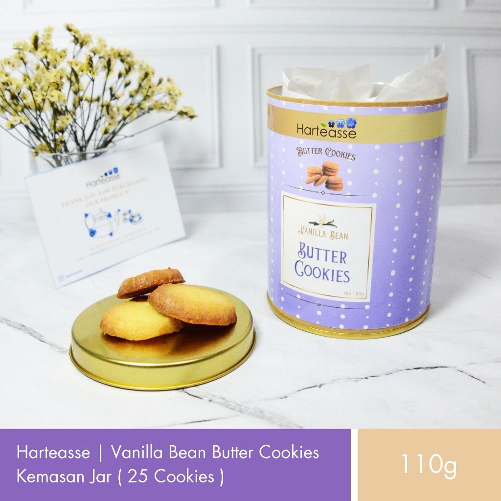 

Harteasse | Vanilla Bean Butter Cookies (25pcs) | 110gr